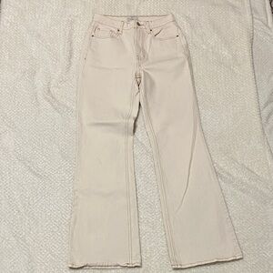 Pacsun Bootcut Cream Jeans